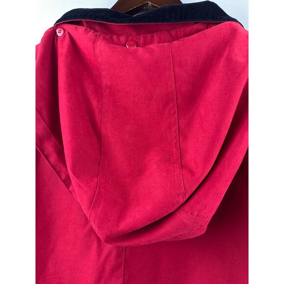 Women’s Gallery Trench coat Red Size XL - Picture 3 of 7